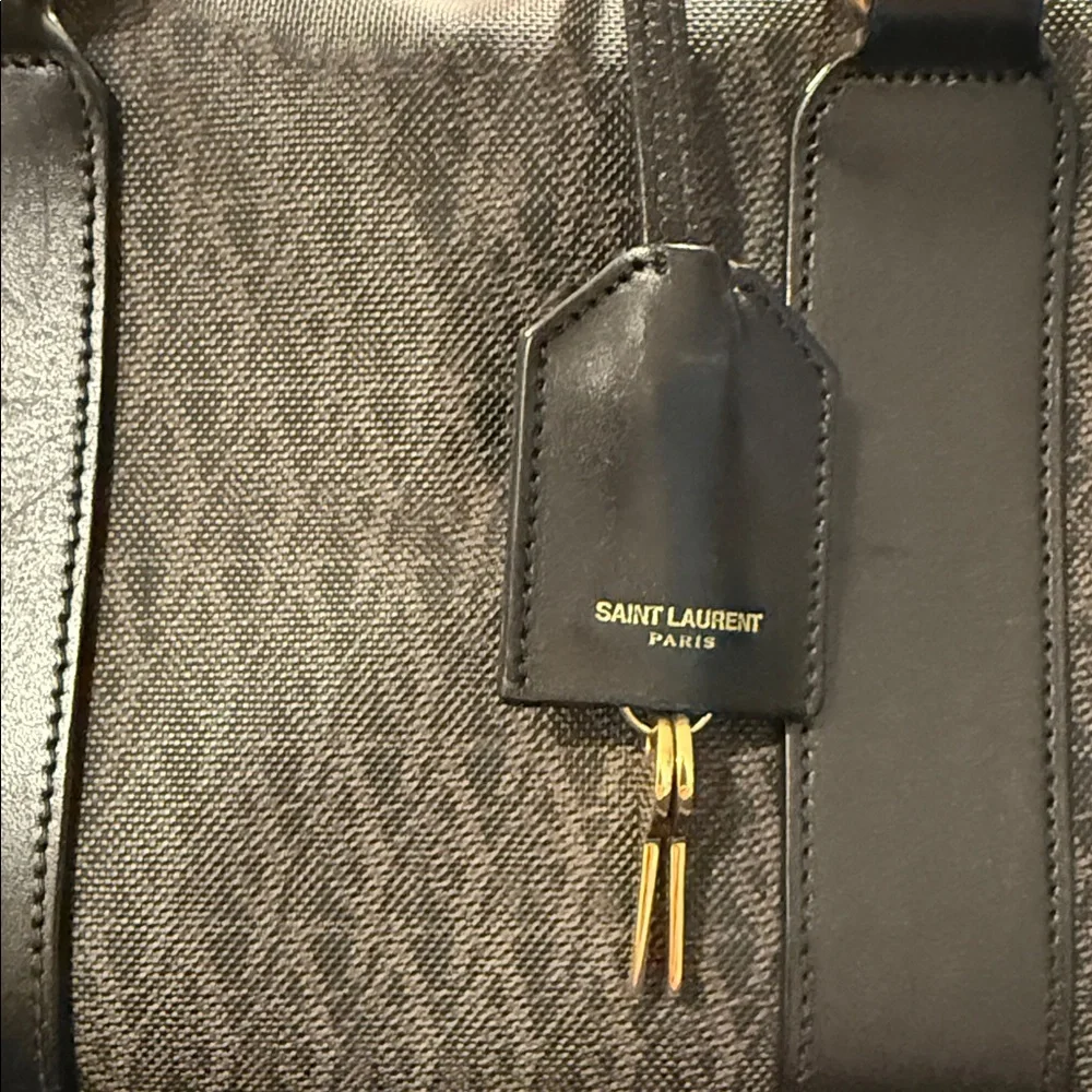Saint Laurent Black and Brown Bag